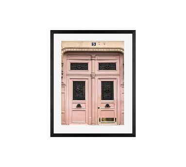 Paris Pretty in Pink by Rebecca Plotnick, 16 x 20", Wood Gallery, Black, Mat - Image 0