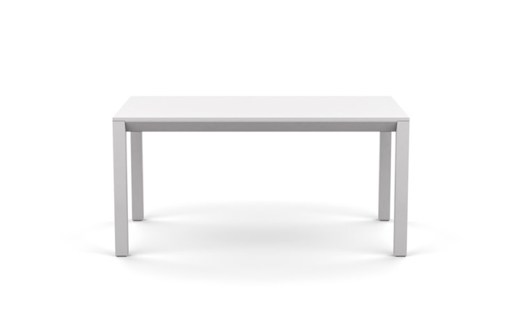 Hayes Dining with White Table Top and Powder Coated White legs - Image 3