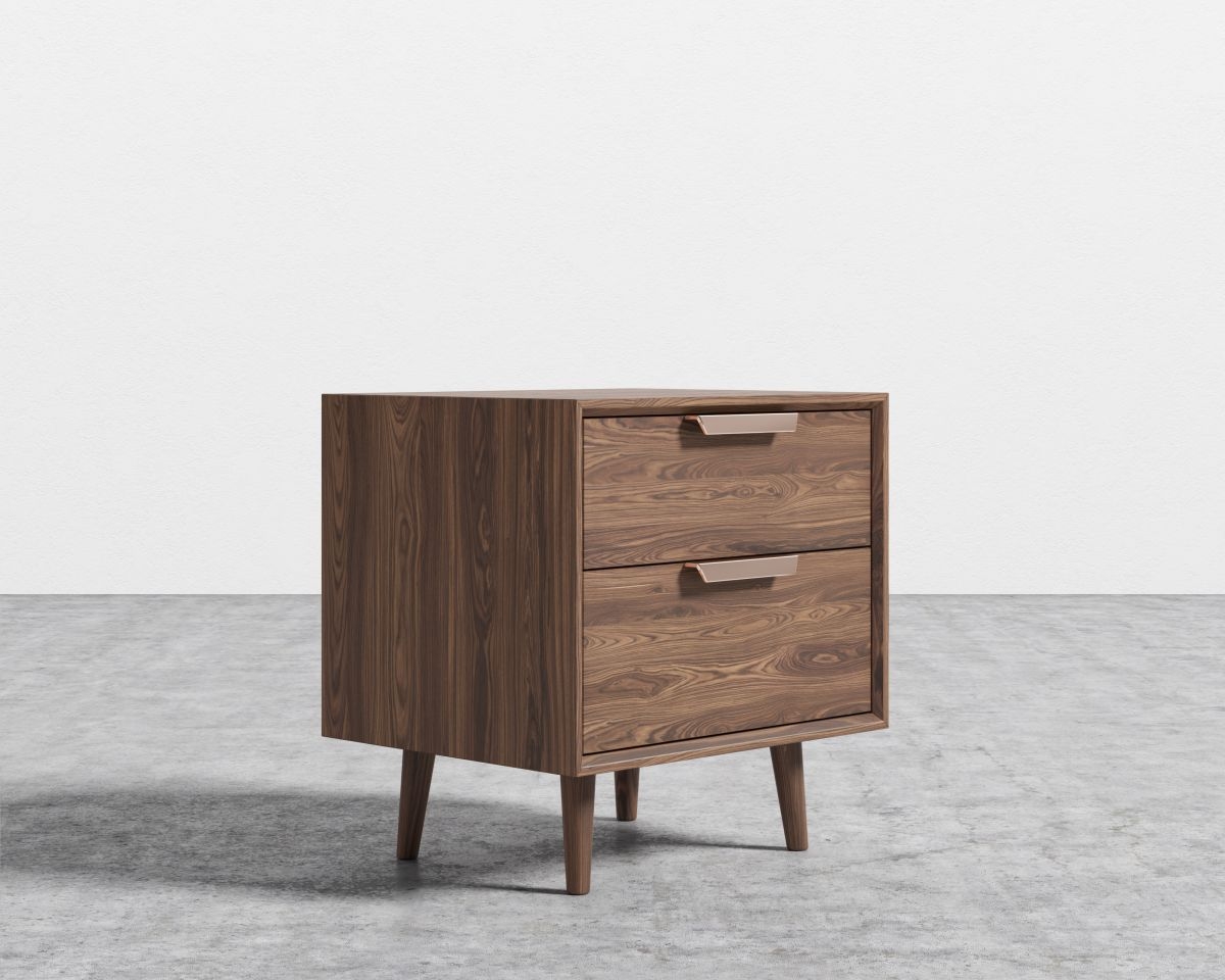 Asher Night Stand - Walnut Veneer - Image 1