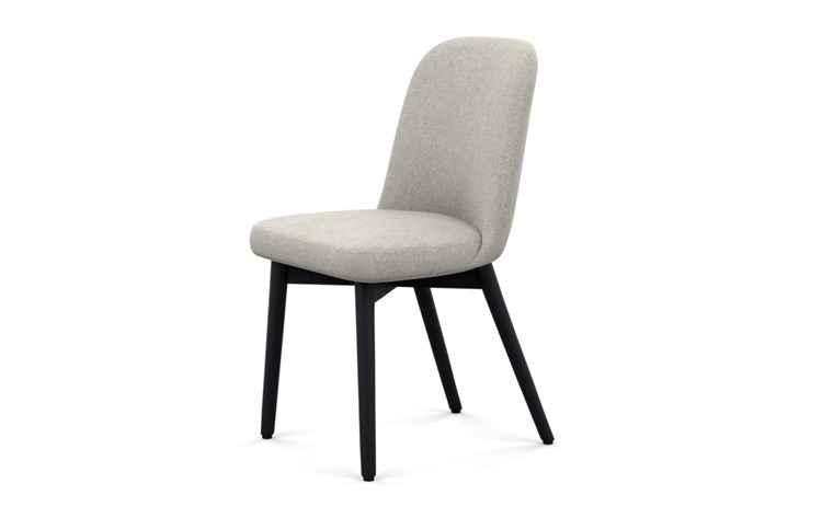 Dylan Dining Chair with Dune Fabric and Matte Black legs - Image 4