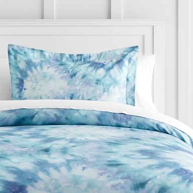 Tie Dye Dreams Duvet Cover, Full/Queen, Cool Multi - Image 1