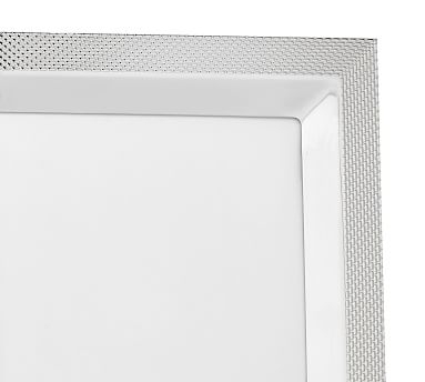 Silver Weave Picture Frame, 5" x 7" - Image 1