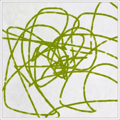 LA 'Green' Framed Painting Print - Image 0