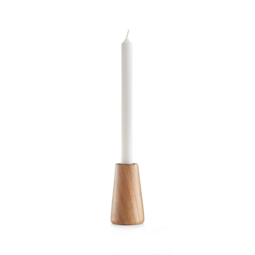 Wood Taper Candle Holder - Image 0