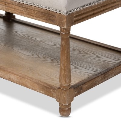 Bem French Country Upholstered Storage Bench - Image 1