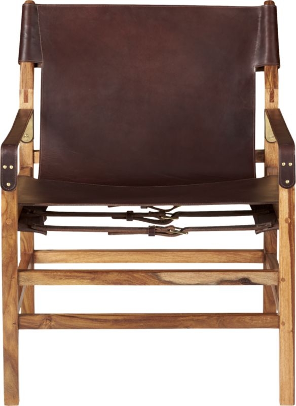 Expat II Leather Safari Chair - Image 2