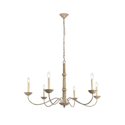 Seneca 6 - Light Candle Style Classic / Traditional Chandelier - Image 0
