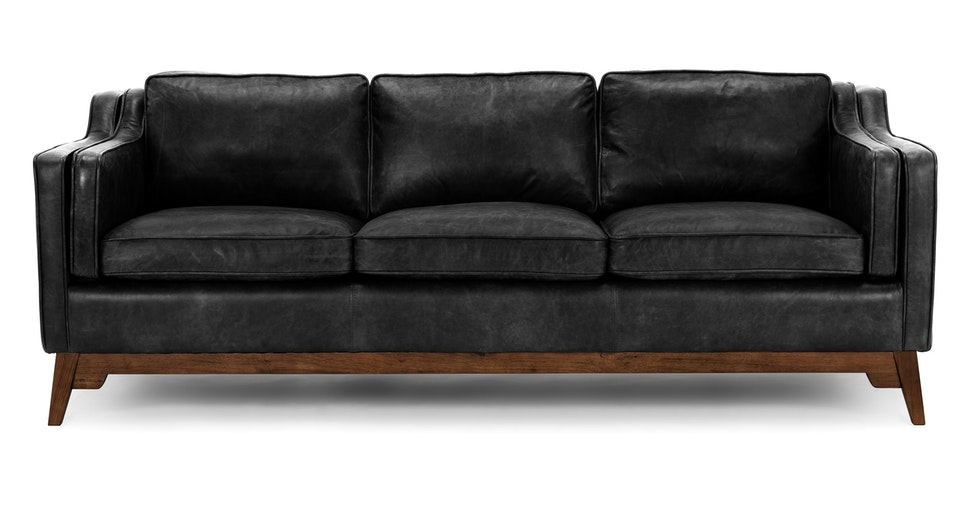 Worthington Oxford Black Sofa - Image 0