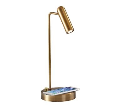 Gustave PB Charge LED Task Lamp, Brushed Steel - Image 4