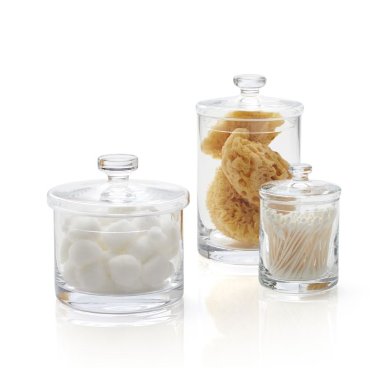 Set of 3 Glass Canisters - Image 4