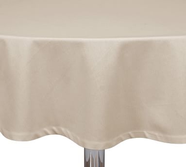 KAF Buffet Tablecloth, 70" Round - Navy - Image 3