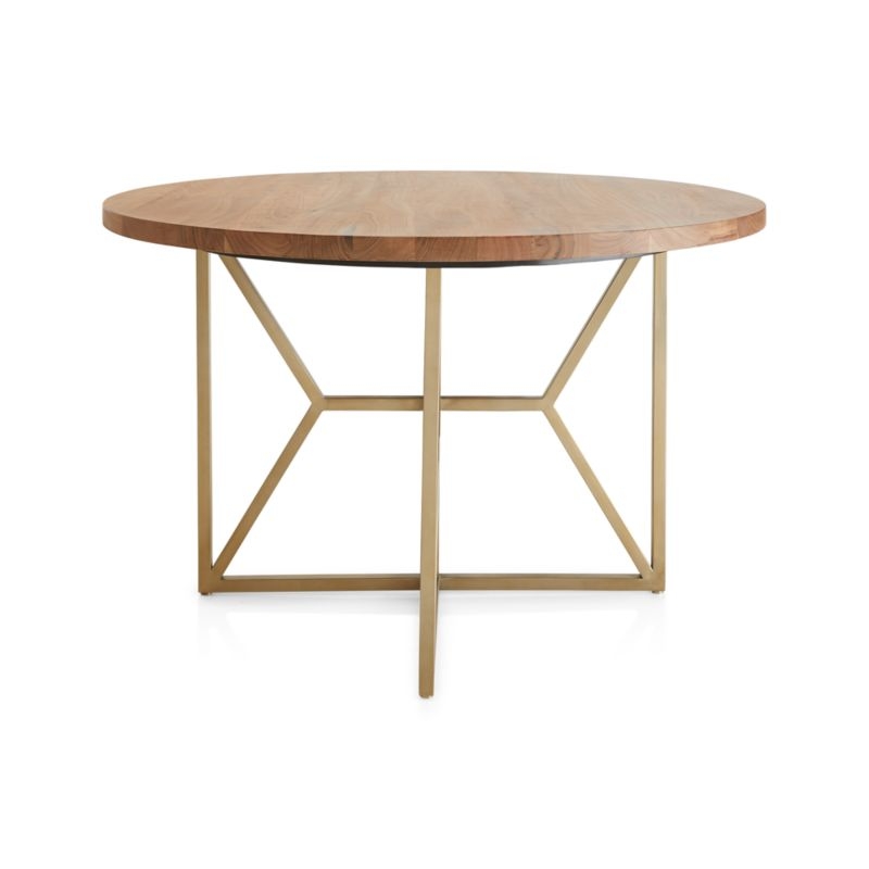 Hayes 48" Round Acacia Dining Table - Image 2