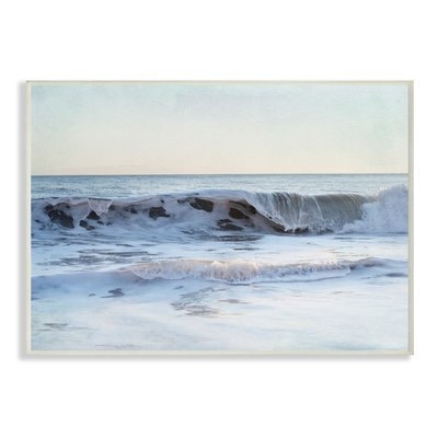 'Coastal Evening Beach Cresting Wave' Photographic Print - Image 0