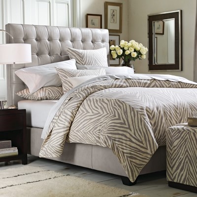 Fairfax Tall Bed, King, Performance Linen Blend, Graphite - Image 5