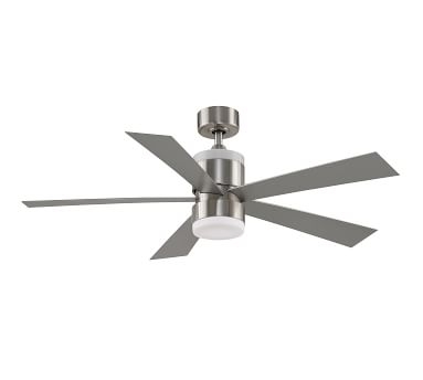 Torch Ceiling Fan, Brushed Nickel - Image 1