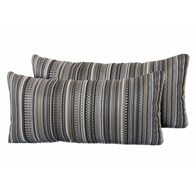 Silvers Stripe Rectangle Outdoor Lumbar Pillows (2) - Image 0