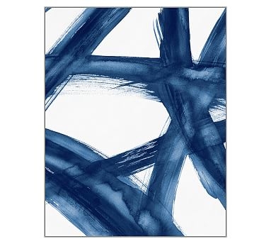 Blue Expression 1, Canvas, 36 x 45" - Image 0