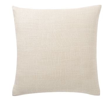 Belgian Linen Pillow Cover, 24", Bone - Image 0