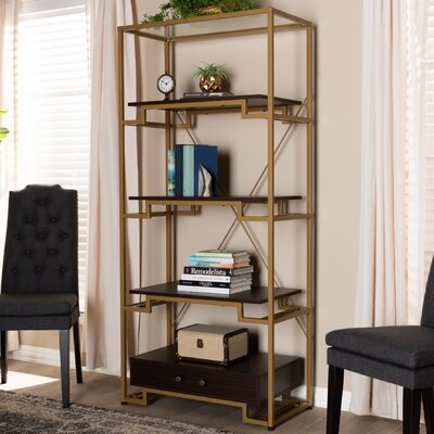 Buchholz Modern and Contemporary Etagere Bookcase - Image 0