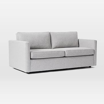 Harris Sleeper Sofa, Poly, Chenille Tweed, Irongate, Concealed Supports - Image 2