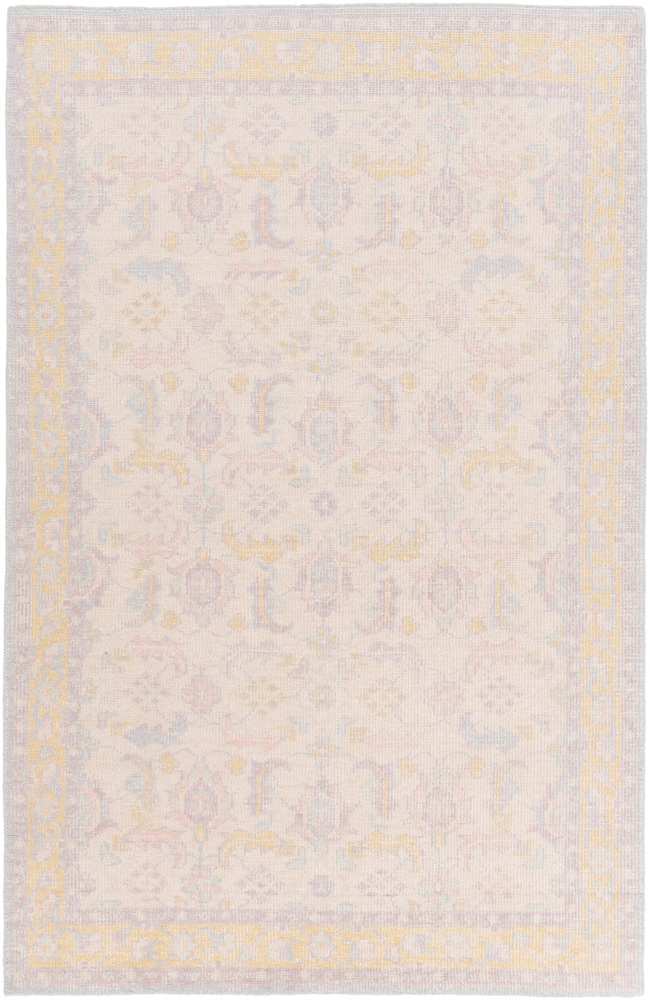 Zahra Beige Indoor 5'6" x 8'6" Handmade Rug - Image 1