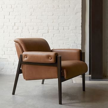Stanton Chair, Taos Leather, Sand - Image 5