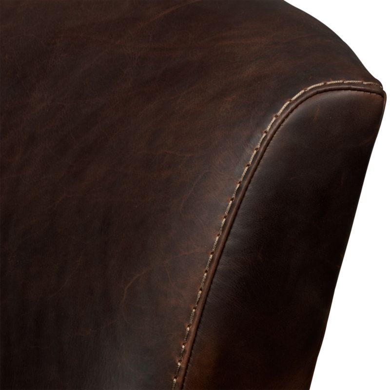 Briarwood Leather Accent Chair - Image 5