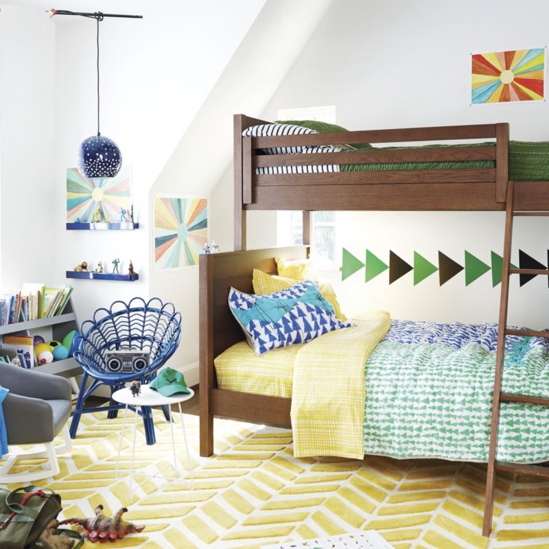 4x6' Yellow Chevron Rug - Image 3