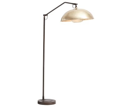 Baldwyn Sectional Floor Lamp, Bronze/Brass - Image 2