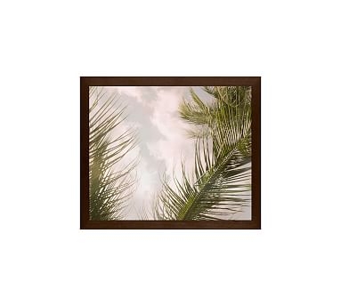 Airy Palm Tree Framed Print by Jane Wilder, 11x13", Wood Gallery Frame, Espresso, No Mat - Image 2