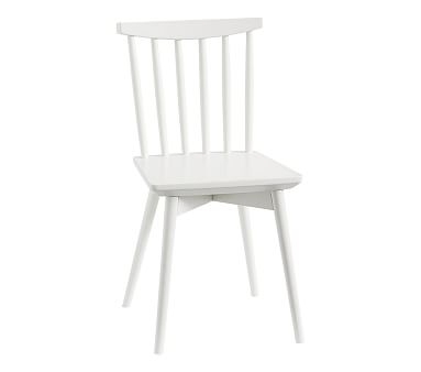 Mid-Century Play Chair, Simply White, UPS - Image 0