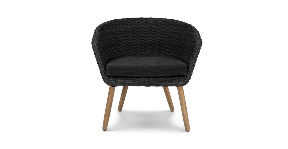 Ora Slate Gray Basket Chair - Image 0