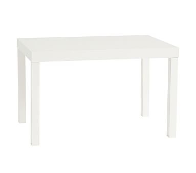 Parsons Play Table, Simply White, Unlimited Flat Rate Delivery - Image 0