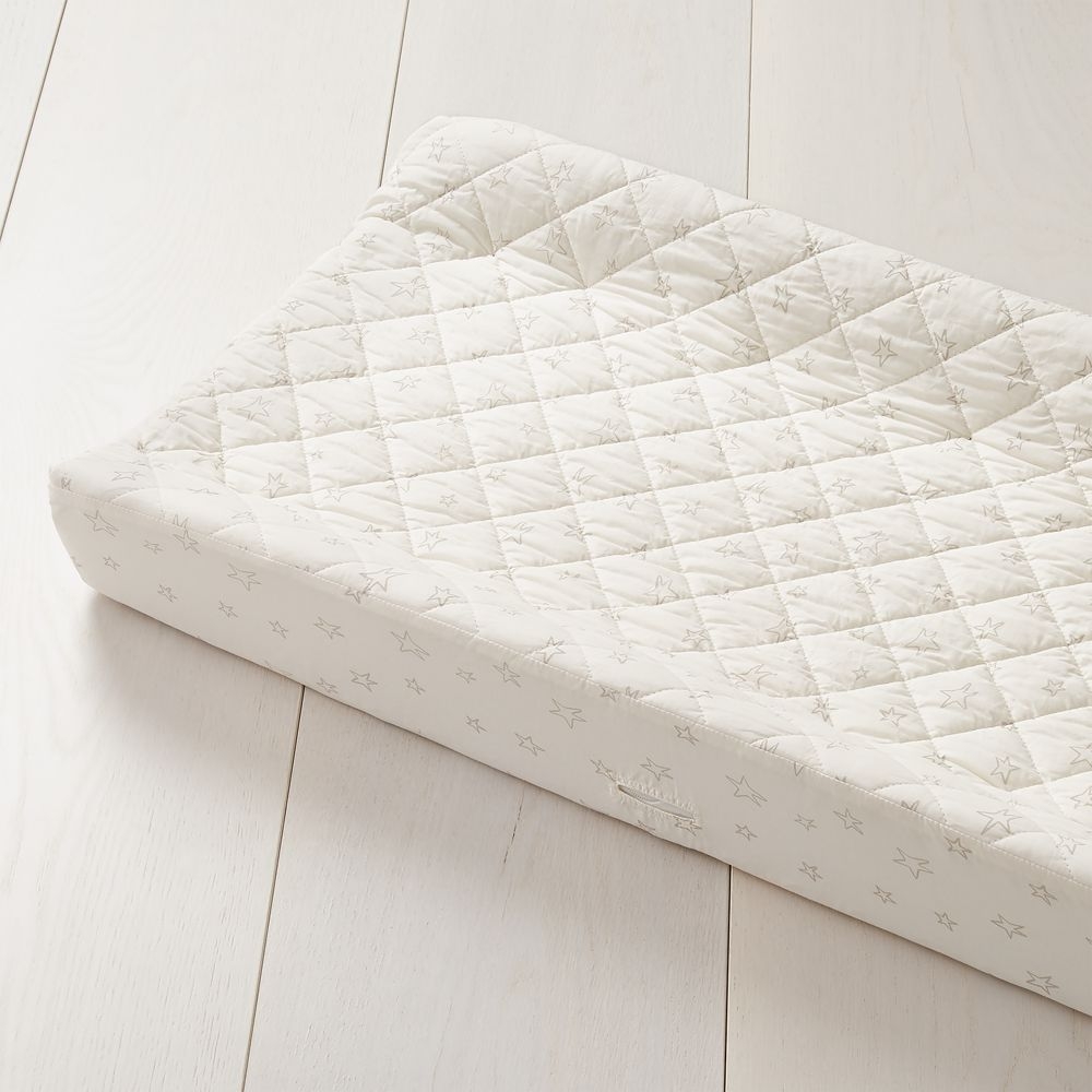 Cream Star Changing Pad Cover - Image 0