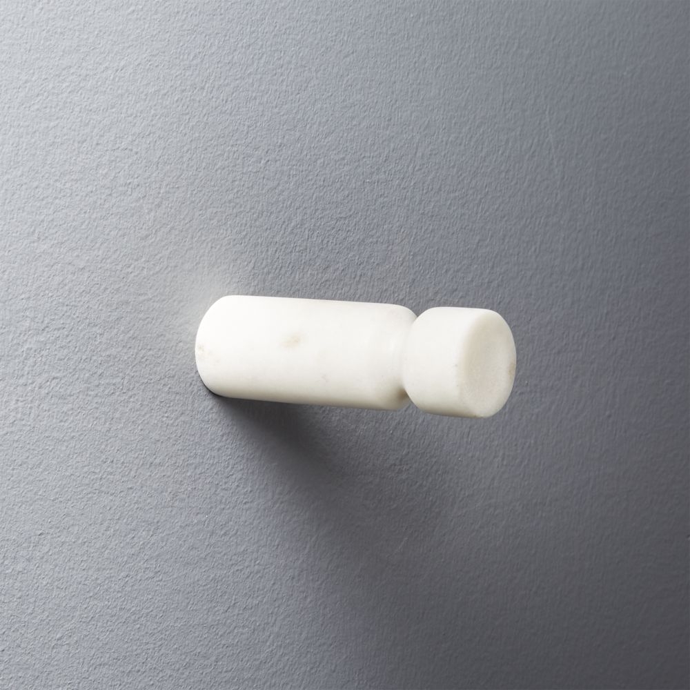 Currency White Marble Wall Hook - Image 0