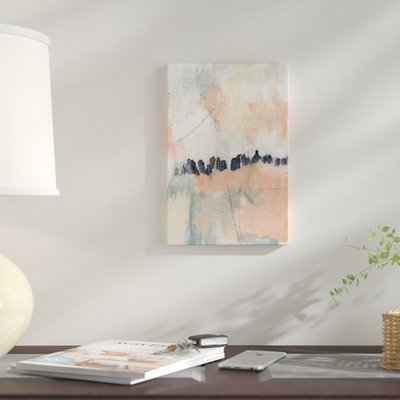 Blush and Navy II' Print on Canvas - Image 0