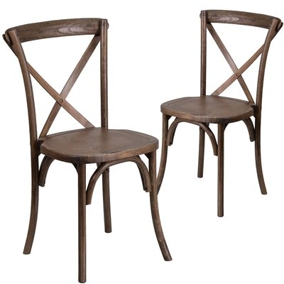 Norma Solid Wood Dining Chair - Set of 2 - Image 0