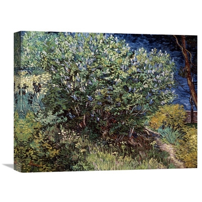 'Lilacs' by Vincent van Gogh Painting Print on Wrapped Canvas - Image 0
