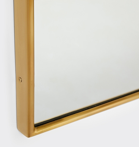 Arched Mantle Metal Framed Mirror - Image 5