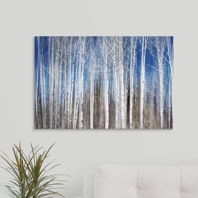 'Birches in Spring' Photographic Print on Canvas - Image 0