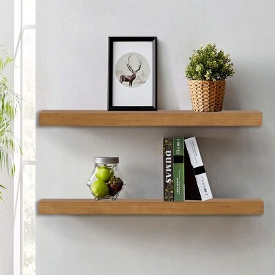 Estancia Wood Floating Shelf (set of 2) - Image 0