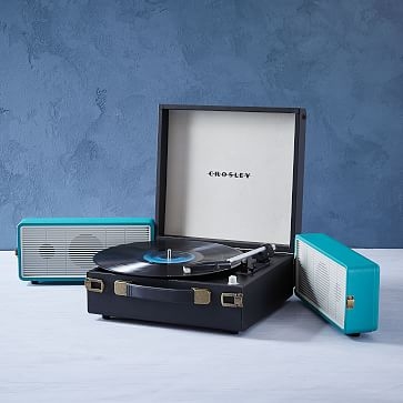 Crosley Snap Record Player, Black + Teal - Image 2