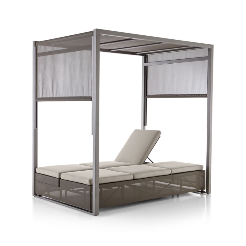 Dune Double Chaise Sofa Lounge with Canopy - Image 5