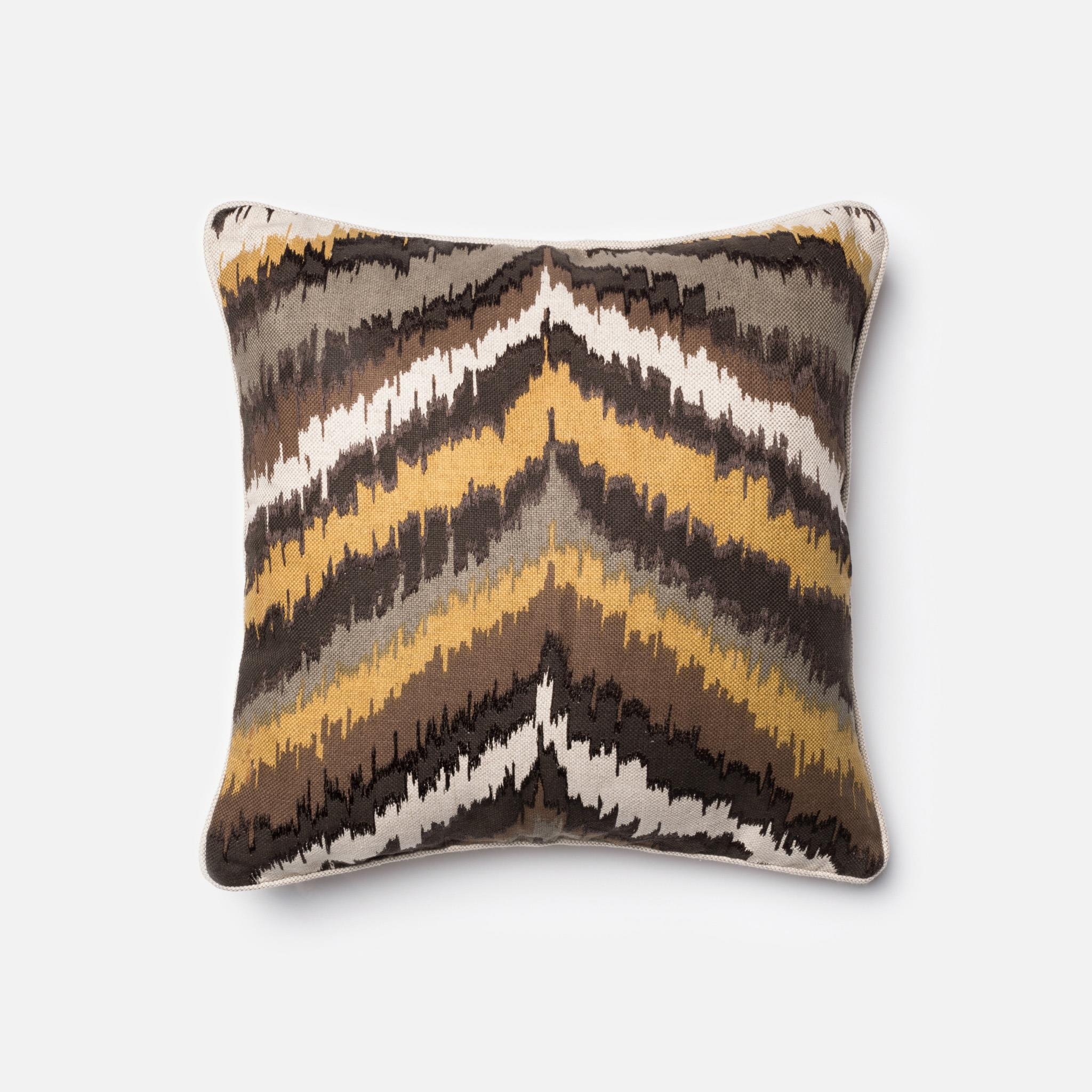 PILLOWS - BROWN / MULTI - 18" X 18" Cover Only - Image 0
