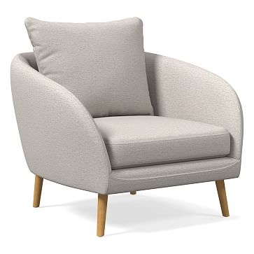 Hanna Chair, Twill, Wheat, Almond, Poly - Image 0