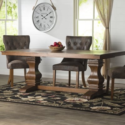 Derwent Extendable Solid Wood Dining Table - Image 0