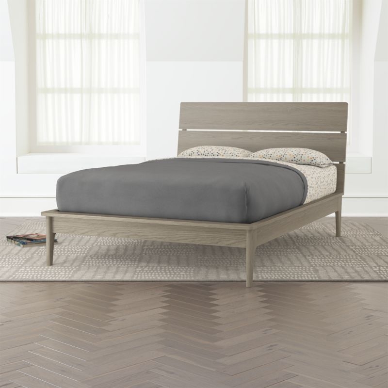 Wrightwood Grey Stain Full Bed - Image 1