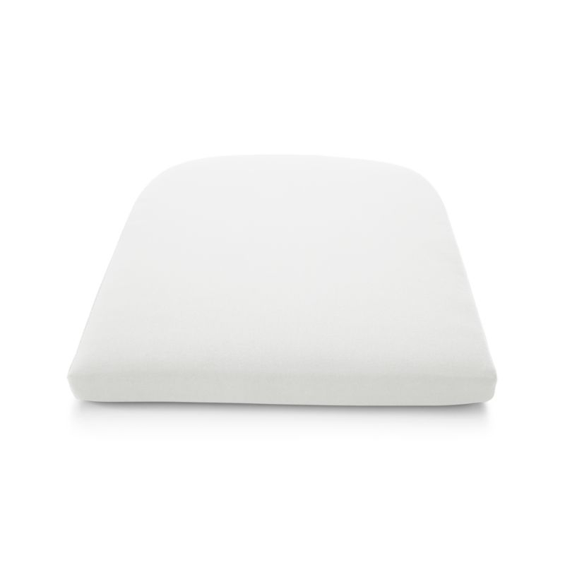 Abaco White Sand Sunbrella ® Dining Chair Cushion - Image 1