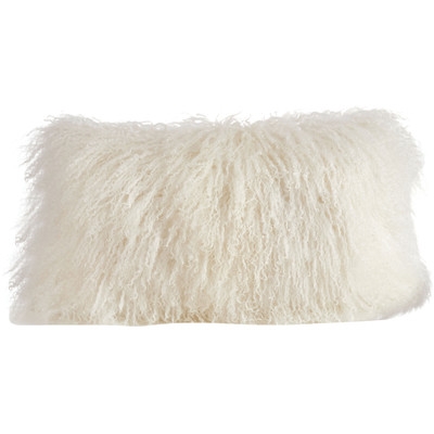 Becky Fur Lumbar Pillow - Image 0