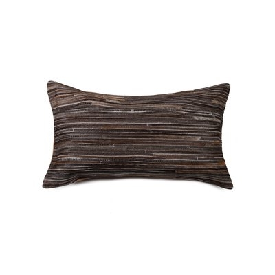 Graham Leather Lumbar Pillow - Image 0